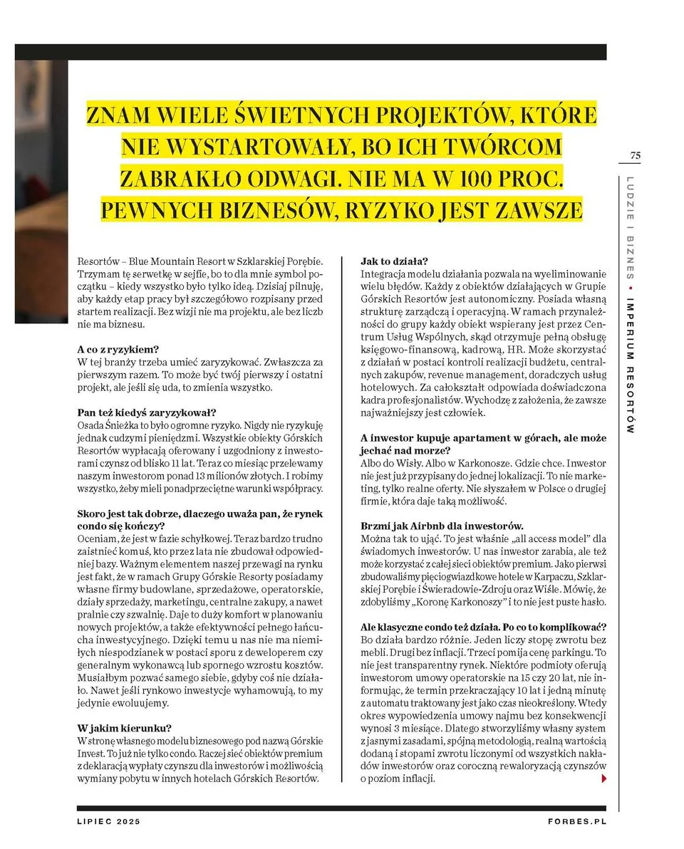 Forbes - artykuł