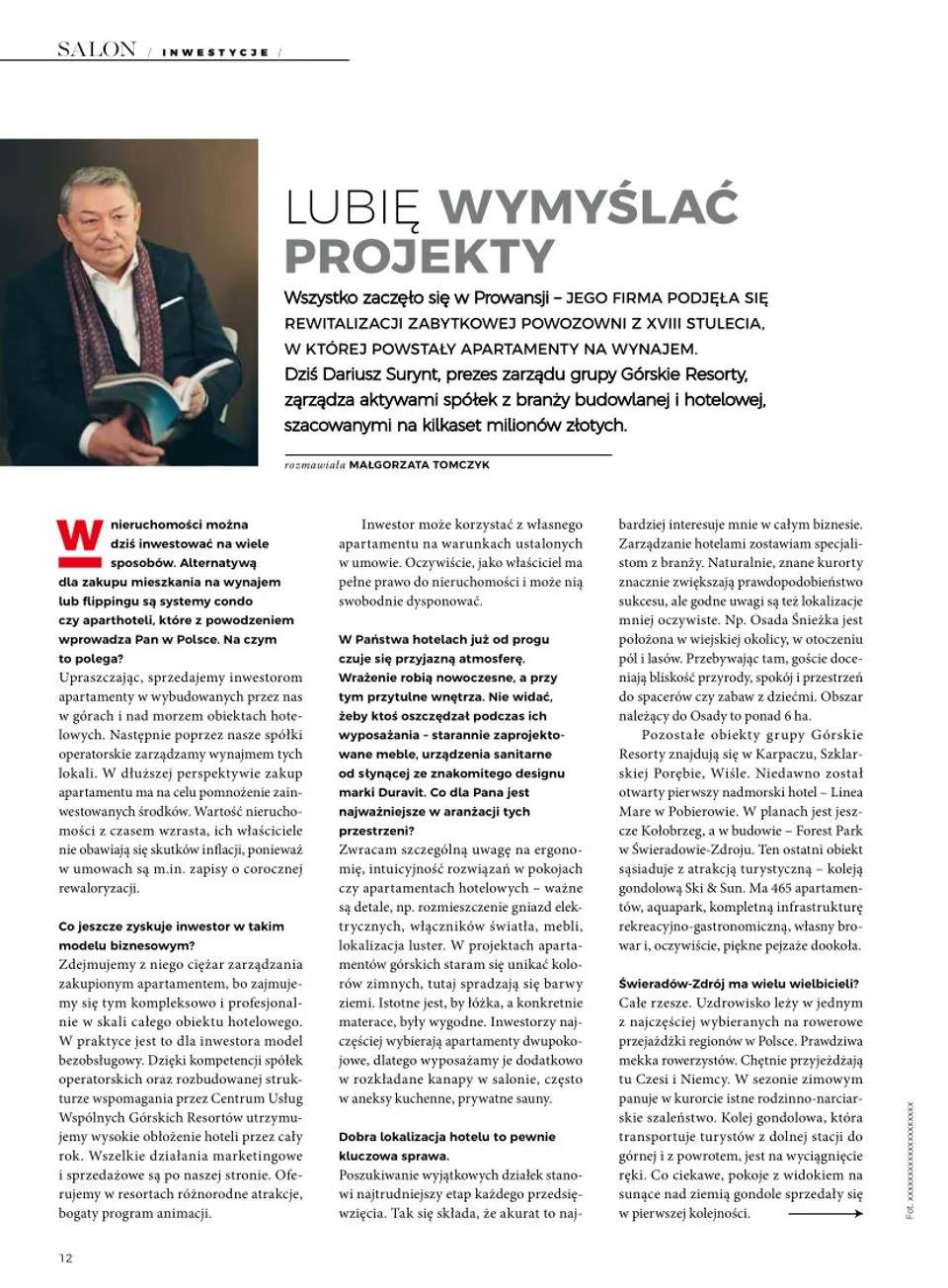 Artykuł o inwestycji